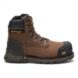 Walmart Caterpillar Men's Excavator XL 6 Waterproof Composite Toe Work Boot Dark Brown - P90991 DARK BROWN offer