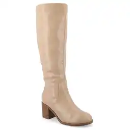 Walmart Journee Womens Romilly Tru Comfort Foam Stacked Block Heel Round Toe Boots offer