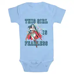 Walmart Infant's Wonder Woman A Fearless Girl Bodysuit offer