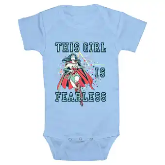 Walmart Infant's Wonder Woman A Fearless Girl Bodysuit offer