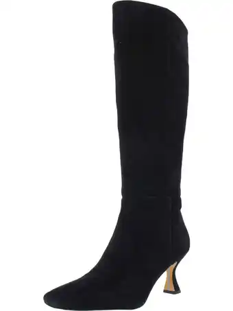 Walmart Sam Edelman Womens Leigh Suede Square Toe Knee-High Boots offer