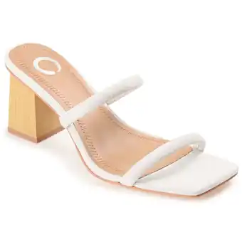 Walmart Journee Womens Henrietta Tru Comfort Foam Open Square Toe Block Heel Dress Sandals offer