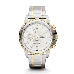 Walmart Fossil Men's Dean Watch Quartz Mineral Crystal FS4795 offer