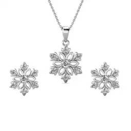 Walmart Cate & Chloe Sunny 18k White Gold Plated Jewelry Set with Swarovski Crystals for Women, Gift for Her offer