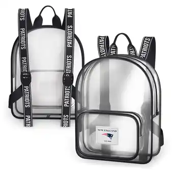 Walmart WEAR by Erin Andrews New England Patriots Clear Stadium Backpack offer