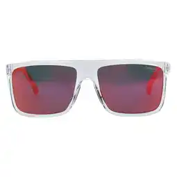 Walmart Carrera Red Multilayer Browline Men's Sunglasses CARRERA 8055/S 0900/UZ 58 offer