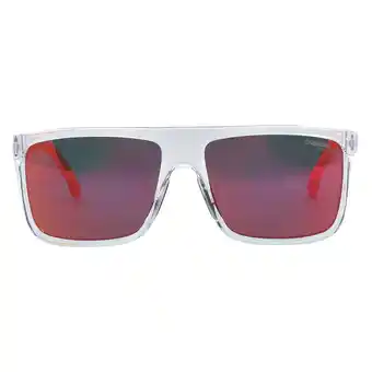 Walmart Carrera Red Multilayer Browline Men's Sunglasses CARRERA 8055/S 0900/UZ 58 offer