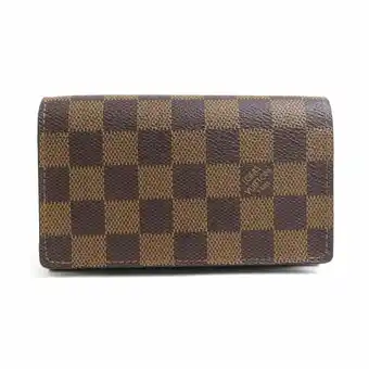 Walmart Pre-Owned Louis Vuitton LOUIS VUITTON Bi-fold wallet Damier Portemonnay Bi-Tresor... (Good) offer