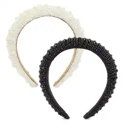 Walmart Padded Pearl Headbands for Women, Crystal Rhinestone Designs (2 Pack) offer