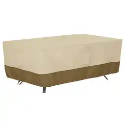 Walmart Classic Accessories Veranda Water-Resistant 96 Inch Rectangular, Oval Patio Table Cover offer