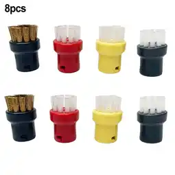 Walmart YaSaLy Nylon Brass Brush Nozzles for KARCHER SC3 SC3.100 SC4 SC4.100 Steam Cleaner X 8 offer