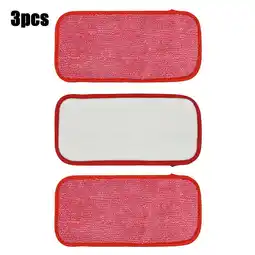 Walmart 3X Mop Cloth Soft Washable Effective Mop Rectangle Pads Cloth for Swiffer WetJet Red offer