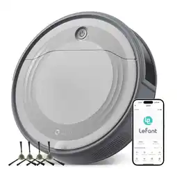 Walmart Lefant Robot Vacuum Cleaner, 4500Pa Powerful Suction, Slim, Safe, and Low Noise offer