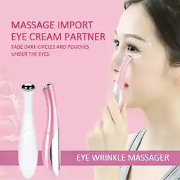 Walmart GIFZES Negative Ion Anti-Ageing Eye Massager Wrinkles Dark Circles Remover Beauty Tool offer