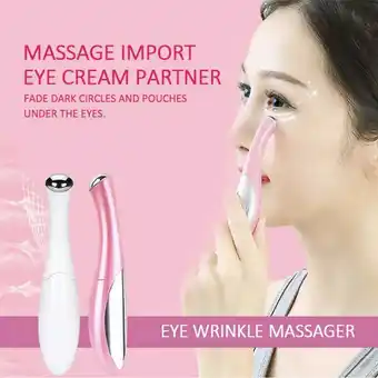 Walmart GIFZES Negative Ion Anti-Ageing Eye Massager Wrinkles Dark Circles Remover Beauty Tool offer