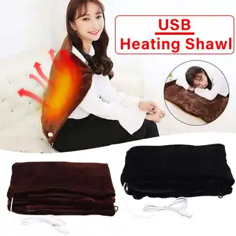 Walmart Kiplyki Wholesale Electric Warming Heating Blanket Pad Shoulder Neck Mobile Heating Shawl USB offer