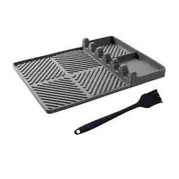 Walmart Silicone Grill Mat, Silicone Bakeware Tool Mat, Spatula Mat for Outdoor Grill Kitchen Counter G 5125 offer