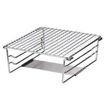 Walmart Grill Rack Folding Grill Support Holder Heating Bracket with Supporting Plate offer