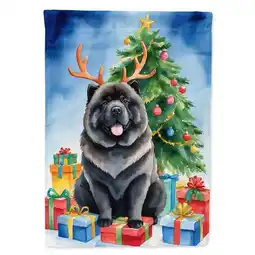 Walmart Black Chow Chow Christmas Reindeer House Flag offer