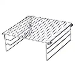 Walmart CAMPINGMOON Grill Rack,Stove Support And OnDurable And On Silver Support Durable And offer