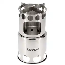 Walmart Lixada Stainless Steel Wood Stove Portable and Environmentally Friendly Camping Cookware offer