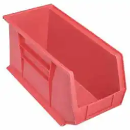 Walmart Akro-Mils 184817RD Plastic Stacking Bin - 8.25 x 18 x 9 in., Red offer