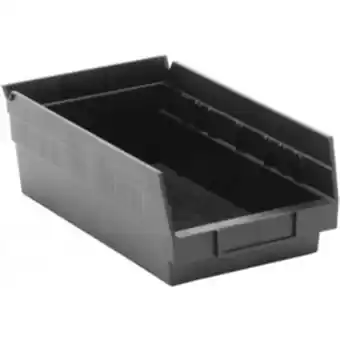 Walmart Black Recycled Plastic Storage Bins - 11.63 x 6.63 x 4 in offer