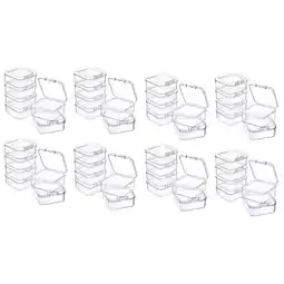 Walmart 48 Pieces Mini Plastic Clear Storage Box for Collecting Small Items, Beads, Jewelry, Business Cards offer