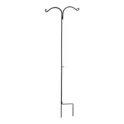 Walmart Ashman Premium Steel Ground Stake Shepherd's Hook 65 Inch Dual Sided, Black offer