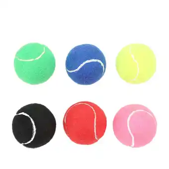 Walmart 6-Pack Multicolor Cashmere & Rubber Tennis Balls for Youth Club Training offer