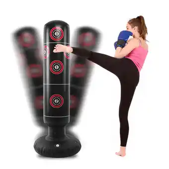 Walmart Fitness Punching Bag Indoor Boxing Bag Toy for Fun and Exercise offer