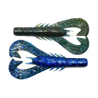 Walmart Googan Krackin' Craw 4'' Okeechobee Craw 7pk Soft Plastic Fishing Lure offer