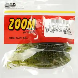 Walmart Zoom Super Fluke 5'' Watermelon Magic 10pk offer