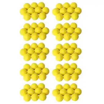 Walmart 100Pcs Yellow Soft Elastic Indoor Practice PU Golf Ball offer