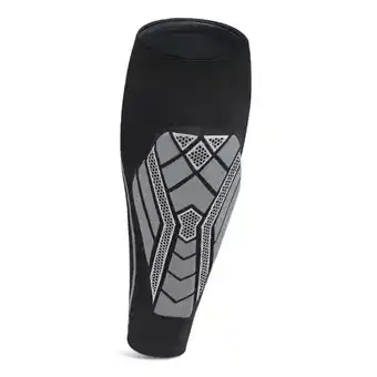 Walmart 1Pc Anti-Collision Football Shin Guards Sports Leg Calf Sleeves Leggings Soccer Black L (only one) offer