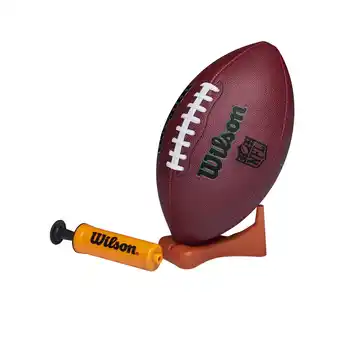 Walmart Wilson Durable Junior Football, Composite Leather offer