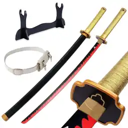 Walmart 41 inches Demon Slayer Sword Tsugikuni Yoriichi with Belt and Holder offer