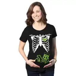 Walmart Maternity Frankenstein Baby Bump Fall Film Movie Cute Halloween Pregnancy Tshirt offer