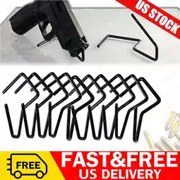 Walmart 10 PCS Handgun Pistol Gun Revolver Safe Storage Stand Display Holder Single Rack offer