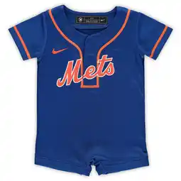 Walmart Newborn & Infant Nike Royal New York Mets Official Jersey Romper offer