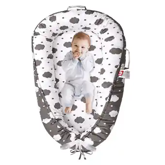 Walmart Rupoun Baby Lounger for Newborn Boys and Girls, Portable Infant Nest, Gray offer