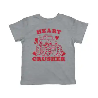 Walmart Toddler Heart Crusher Tshirt Funny Valentine's Day Pick Up Truck Tshirt offer