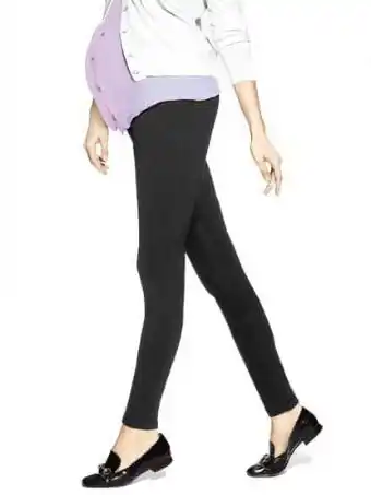 Walmart HUE Womens Cotton Maternity Leggings Style-U17974 offer