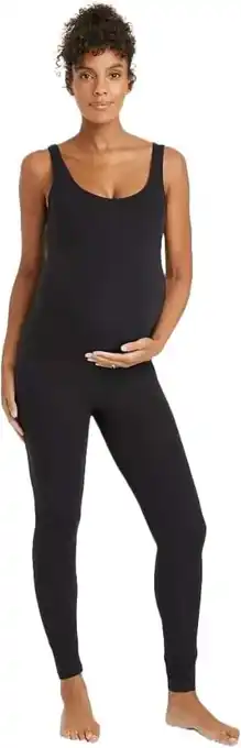 Walmart Ingrid & Isabel Basics Maternity Long Unitard offer