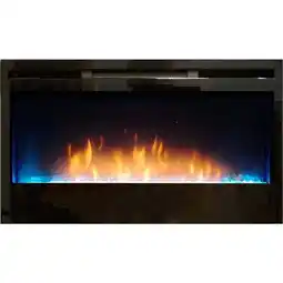 Walmart Empire 34 in. Surround Electric Fireplaces, Black offer