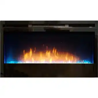 Walmart Empire 34 in. Surround Electric Fireplaces, Black offer