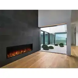 Walmart Modern Flames 68 in. Landscape Pro Slim Built-in Linear Fireplace, Electric offer