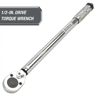 Walmart Hyper Tough 1/2-inch Drive 30-ft/lb to 150-ft/lb Torque Wrench offer