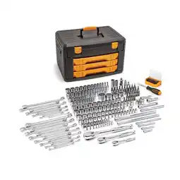 Walmart GearWrench 80972 243-Piece 1/4, 3/8, 1/2 Drive 12-Point Socket & Tool Set offer