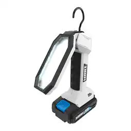 Walmart HART 20-Volt LED Folding Project Light Kit, 850 Lumens, (1) 1.5Ah Lithium-Ion Battery offer